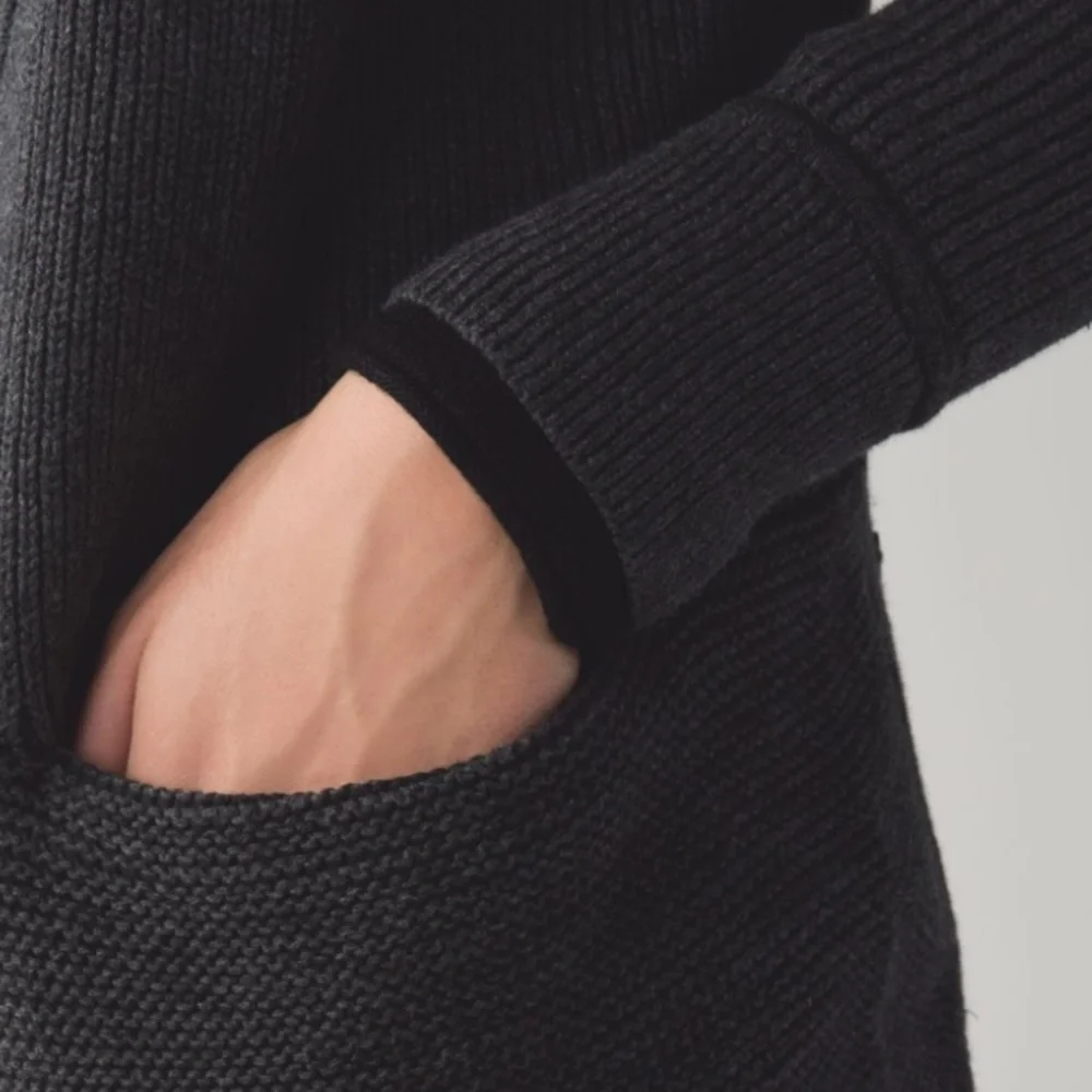 Lululemon Heathered Black / Grey Vestigan Sweater